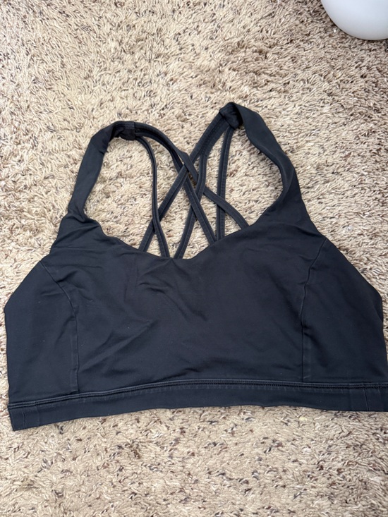 Lululemon Women’s Black Energy Bra Size 10 - Picture 3 of 8
